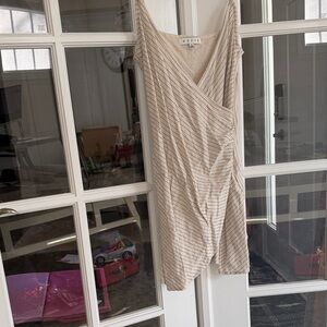 HYFVE Cream Sleeveless dress